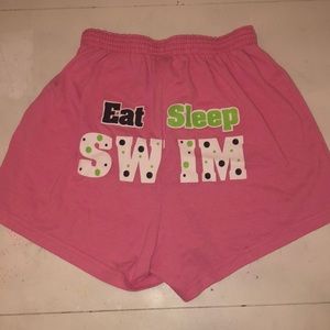 Pink Swim Sleep Shorts